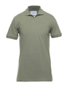 Les Deux Polo Shirts In Military Green