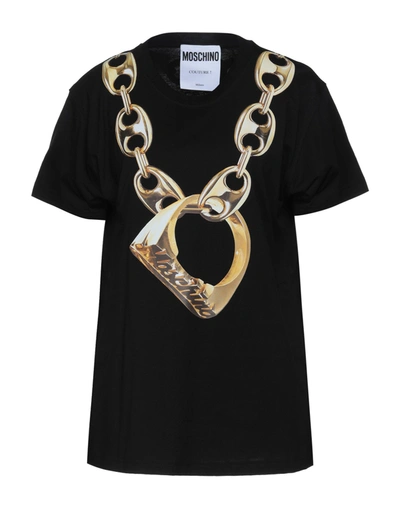 Moschino T-shirts In Black