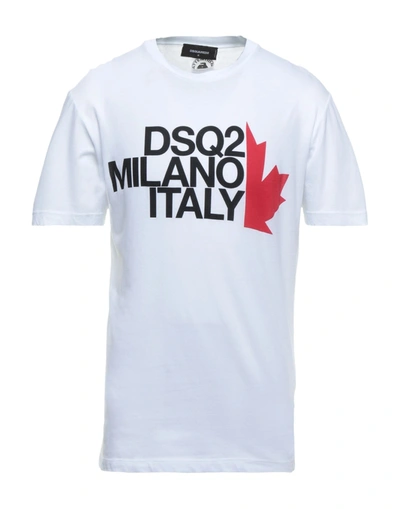 Dsquared2 T-shirts In White