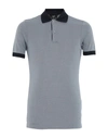 Dunhill Polo Shirts In Blue