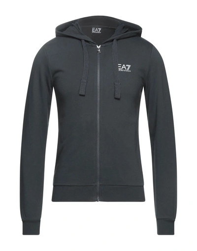 Ea7 Sweatshirts In Dark Blue
