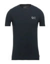 Ea7 T-shirts In Blue