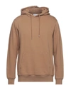 Colorful Standard Sweatshirts In Camel