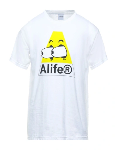 Alife T-shirts In White
