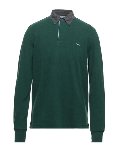Harmont & Blaine Polo Shirts In Dark Green