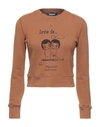 Dsquared2 Sweatshirts In Brown