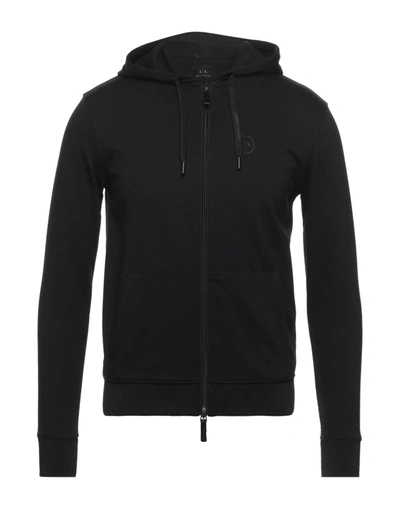 Armani Exchange Sweatshirts In Black