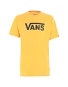 Vans T-shirts In Yellow