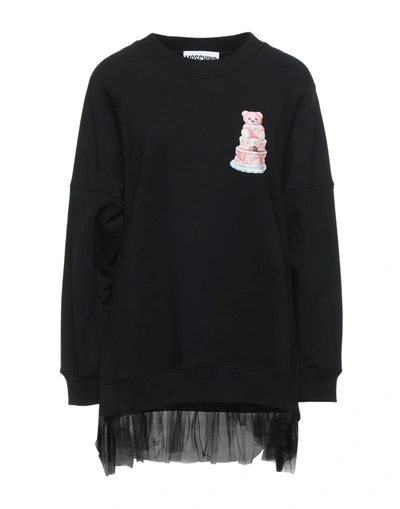 Moschino Sweatshirts In Black