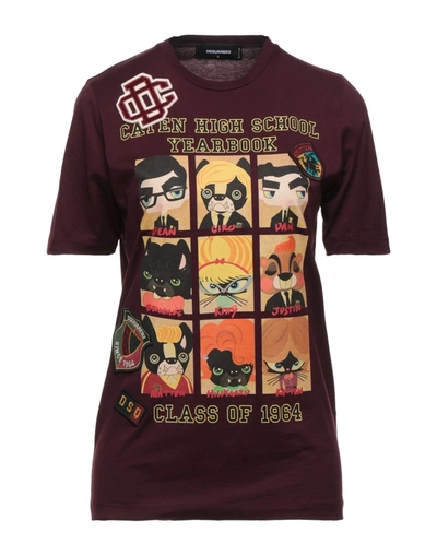 Dsquared2 T-shirts In Red