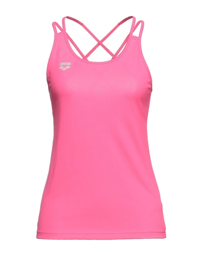 Arena Tank Tops In Pink