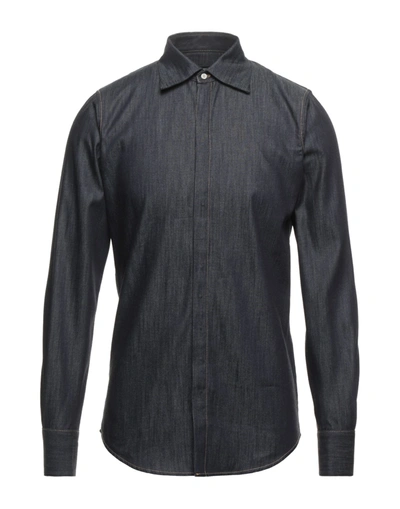 Dsquared2 Denim Shirts In Blue