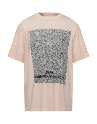 Oamc T-shirts In Pink