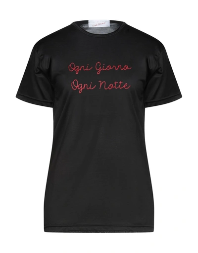 Giada Benincasa T-shirts In Black