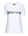 ERMANNO DI ERMANNO SCERVINO ERMANNO DI ERMANNO SCERVINO WOMAN T-SHIRT WHITE SIZE 6 COTTON,12603995CL 3