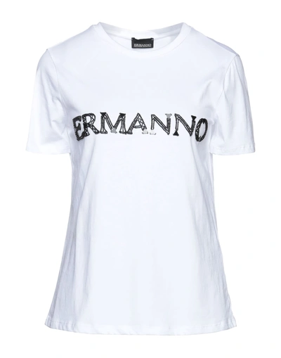 Ermanno Di Ermanno Scervino T-shirts In White