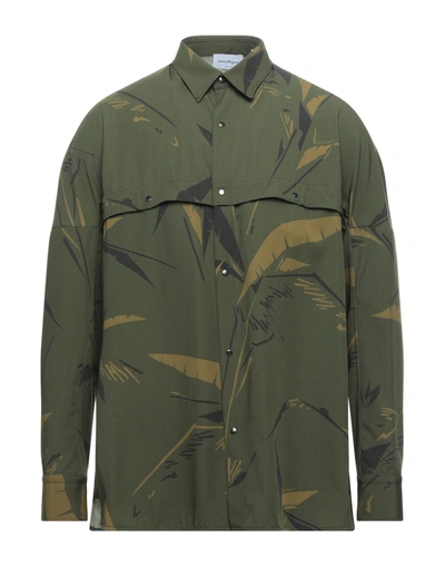 Ferragamo Shirts In Green