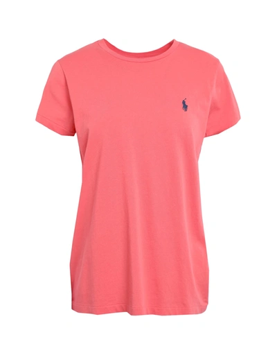 Polo Ralph Lauren T-shirts In Coral