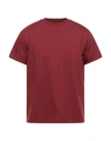 Rick Owens T-shirts In Brick Red