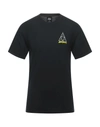 Huf T-shirts In Black