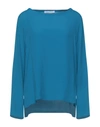 Caractere Blouses In Turquoise