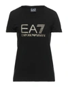 Ea7 T-shirts In Black