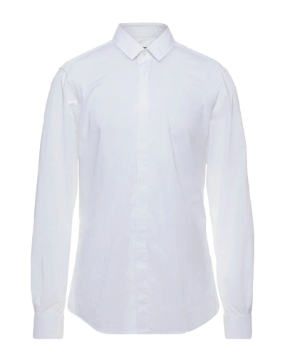 Les Hommes Shirt In White Cotton