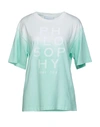 PHILOSOPHY DI LORENZO SERAFINI PHILOSOPHY DI LORENZO SERAFINI WOMAN T-SHIRT LIGHT GREEN SIZE M COTTON,12594634OH 4