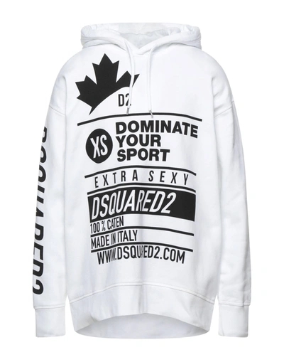 Dsquared2 Sweatshirts In White