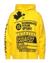 Dsquared2 Sweatshirts In Yellow