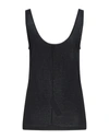 Rick Owens Womens Black Synthetic Fibers Top In Black