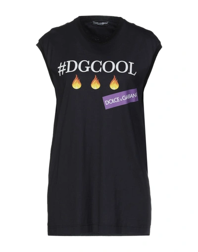 Dolce & Gabbana T-shirts In Black