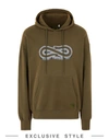 PROPAGANDA X YOOX PROPAGANDA X YOOX MAN SWEATSHIRT MILITARY GREEN SIZE XL COTTON,12603394EH 5