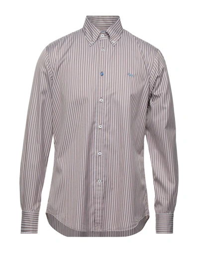 Harmont & Blaine Shirts In Dove Grey