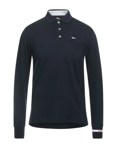 Harmont & Blaine Polo Shirts In Dark Blue