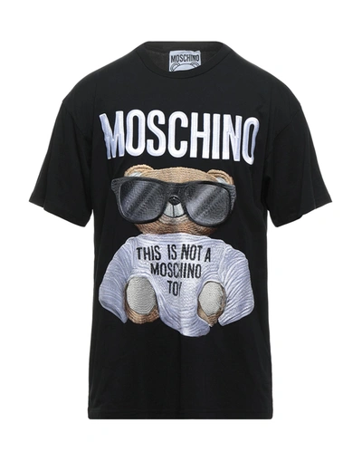 Moschino T-shirts In Black