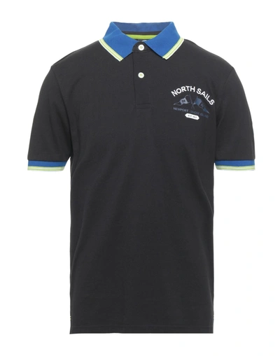 North Sails Polo Shirts In Black