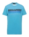 Dsquared2 T-shirts In Azure