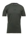 Dsquared2 T-shirts In Military Green