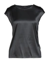 Peserico Blouses In Steel Grey