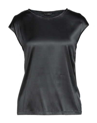 Peserico Blouses In Steel Grey