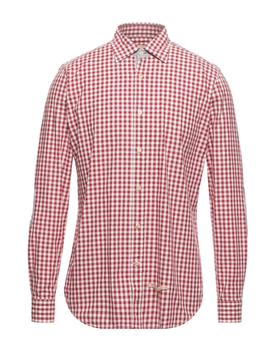 Tintoria Mattei 954 Shirts In Red
