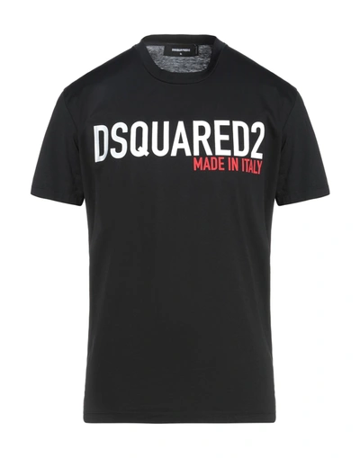 Dsquared2 T-shirts In Black