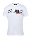 Dsquared2 T-shirts In White