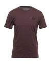 Ea7 T-shirts In Deep Purple