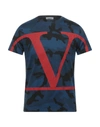 Valentino T-shirts In Dark Blue