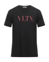 Valentino T-shirts In Black