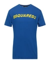 Dsquared2 T-shirts In Blue