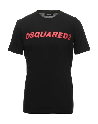 Dsquared2 T-shirts In Black