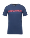 Dsquared2 T-shirts In Blue